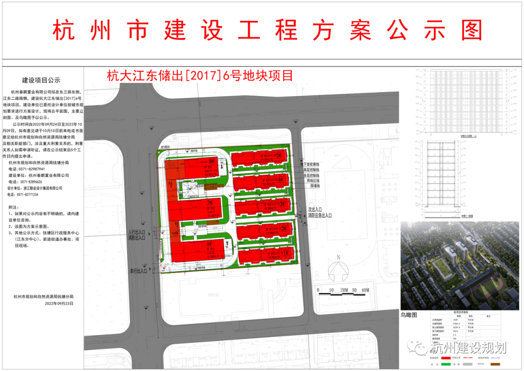 春鹏置业大江东商务项目公示，3幢高层5幢低层