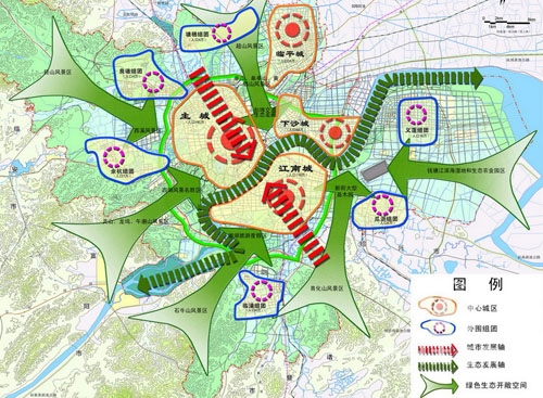 [公示]杭州市城市总体规划(2001-2020)